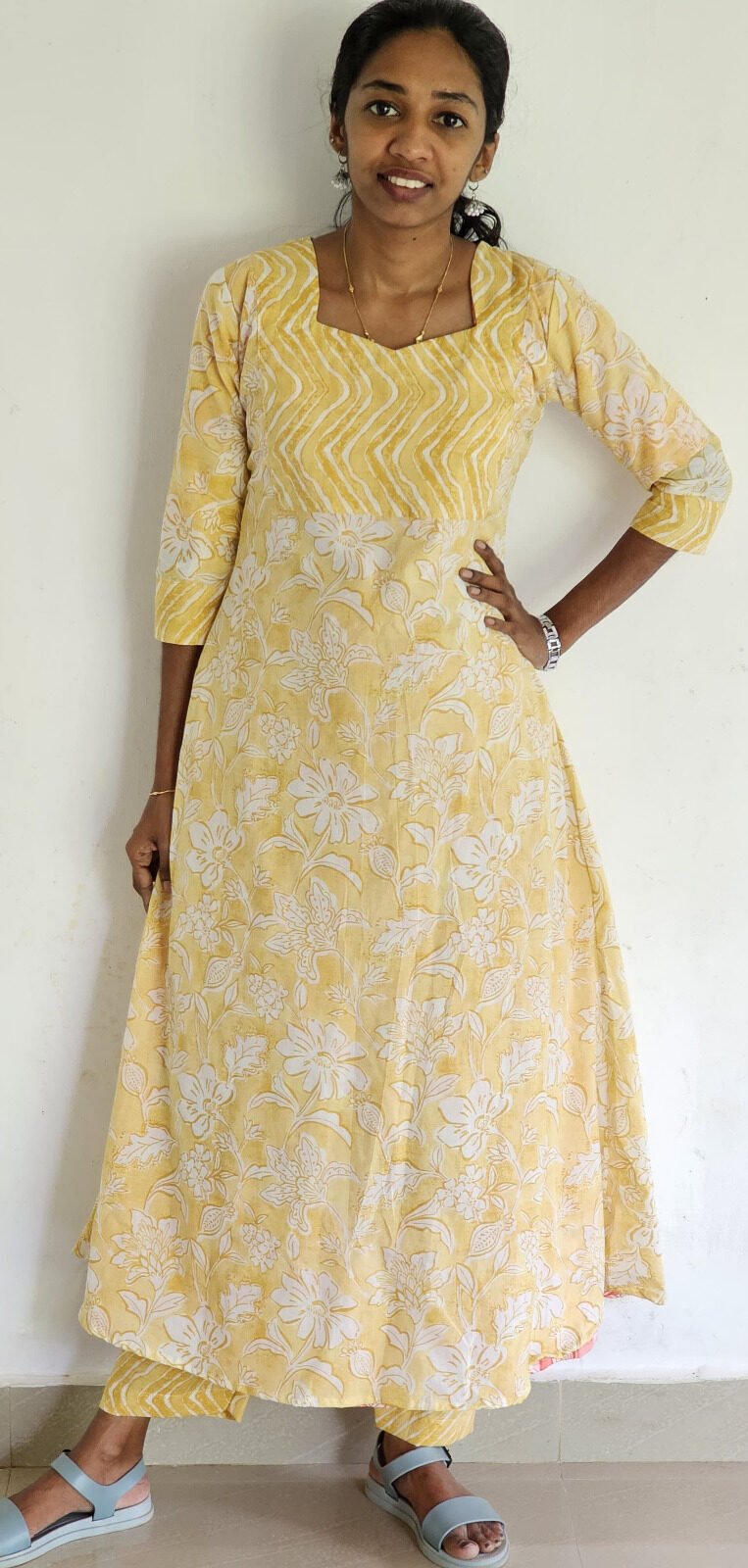 WhatsApp Image 2025-12-15 at 6.43.12 PM Aline Top Plus Bottom Yellow - Image 1