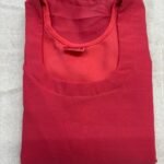 Slited top with lining -magenta