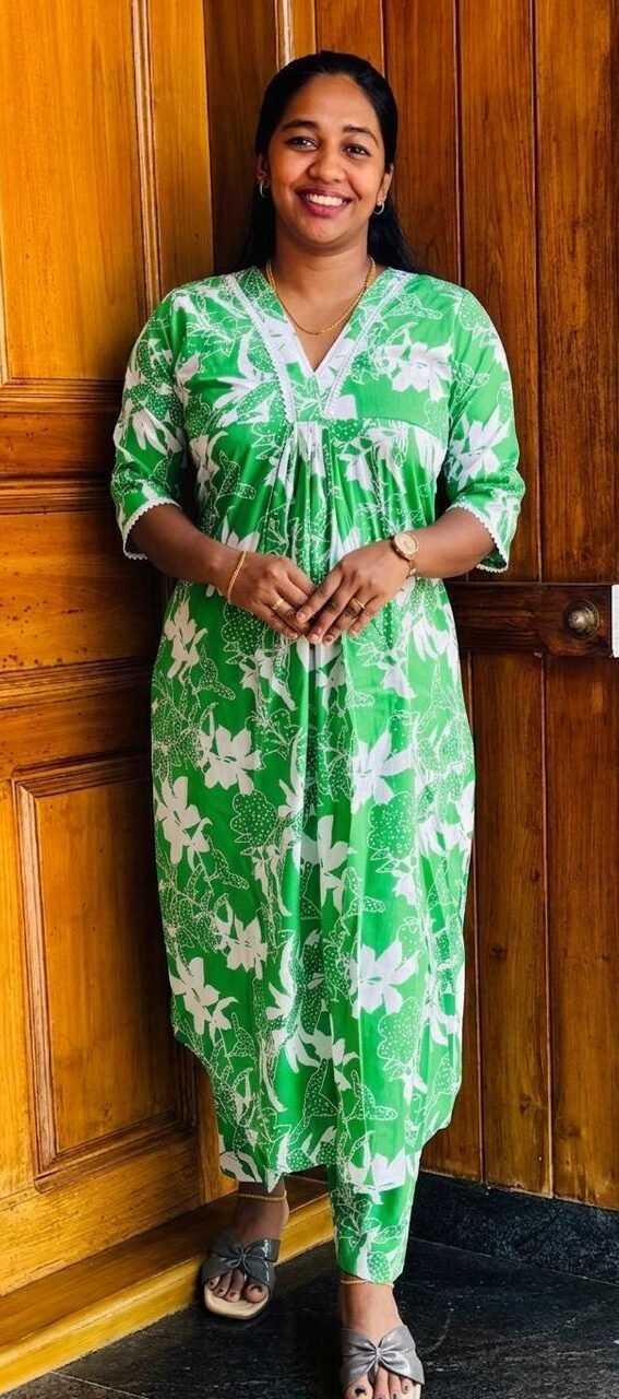 WhatsApp Image 2026-04-02 at 4.30.20 PM A Line Top Plus Bottom Green - Image 1