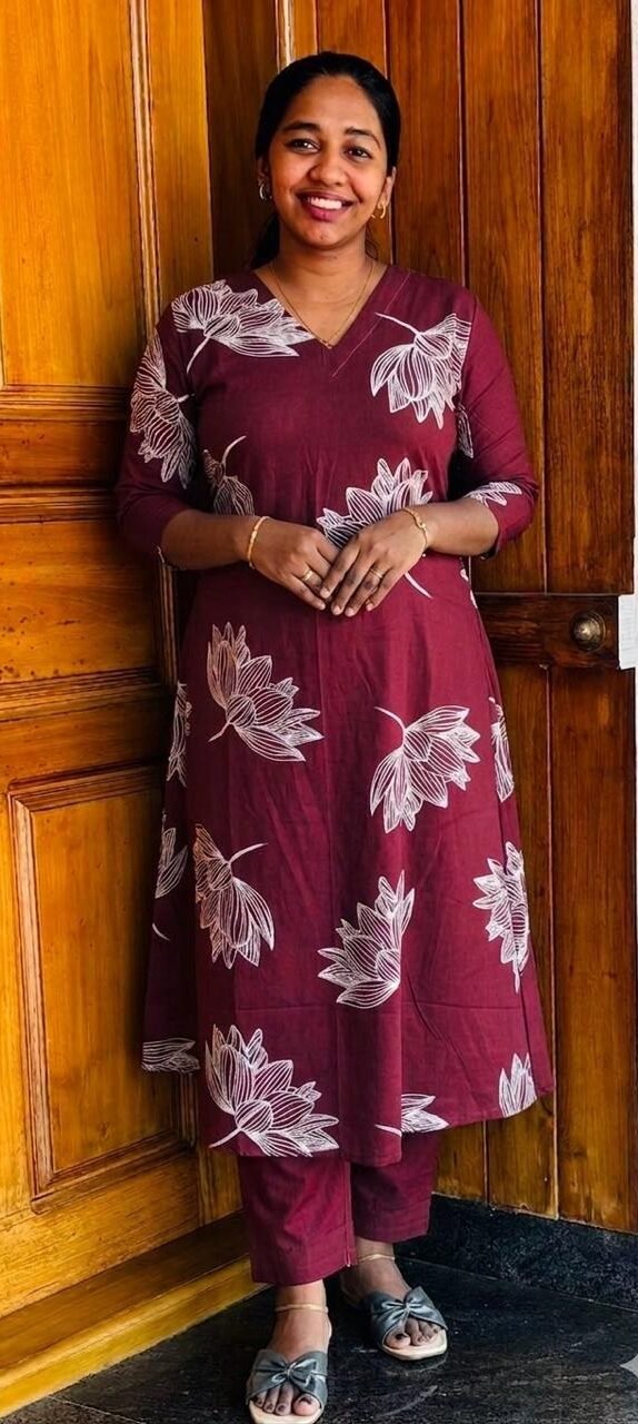 WhatsApp Image 2026-04-02 at 4.41.58 PM A Line Top Plus Bottom Light Maroon - Image 1