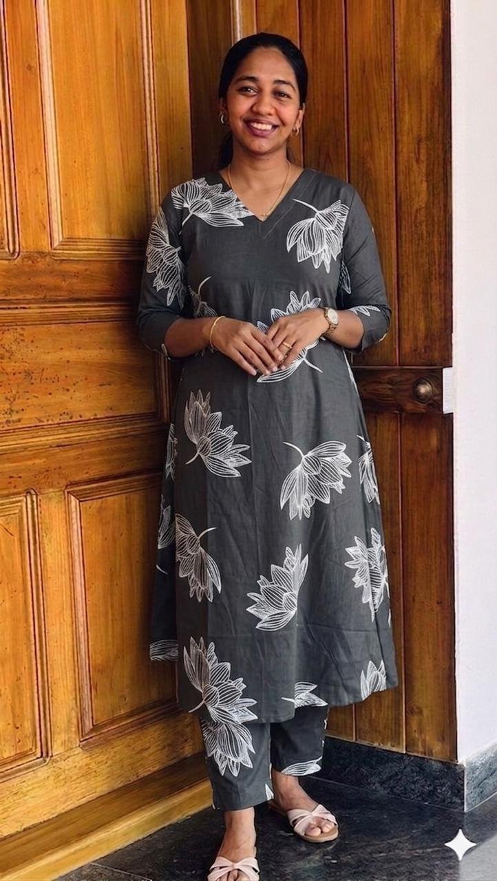 WhatsApp Image 2026-04-04 at 3.53.46 PM A Line Top Plus Bottom Dark Ash - Image 1