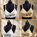 Round stitched bra -4 piece