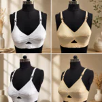 Round stitched bra -4 piece