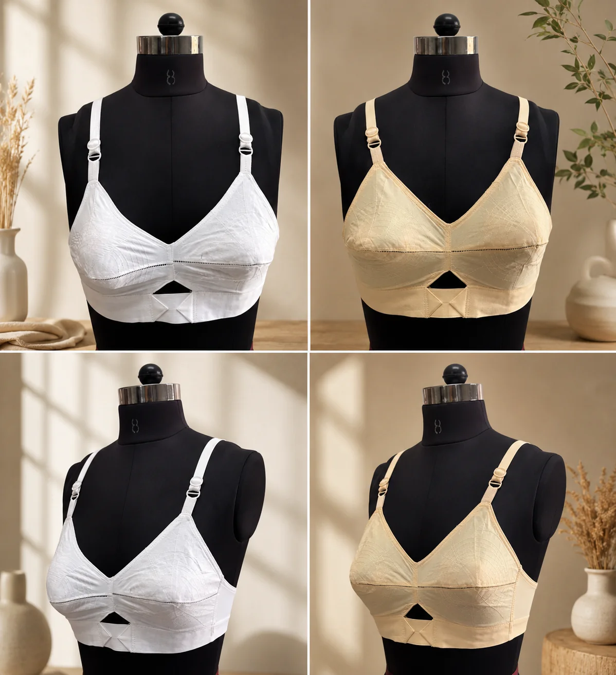 Round stitched bra -4 piece - Image 1