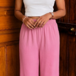 Rayon Palazzo Pant-light pink