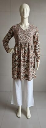 Short Top-Yellow+maroon