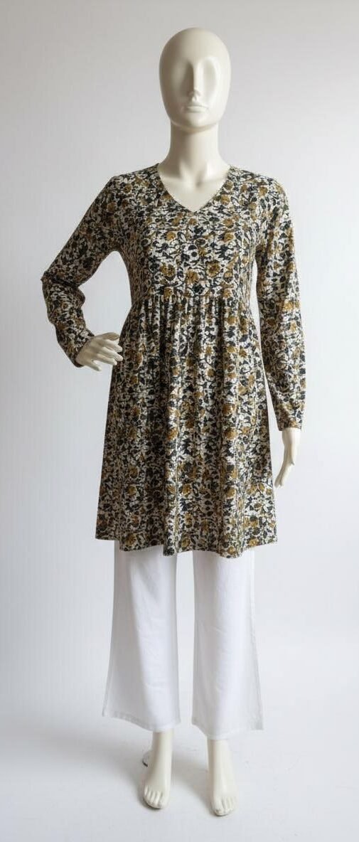 WhatsApp Image 2026-01-16 at 1.38.42 PM Short Top-black+Yellow - Image 1