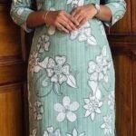 Slitted Top Plus Bottom (Sage Green)