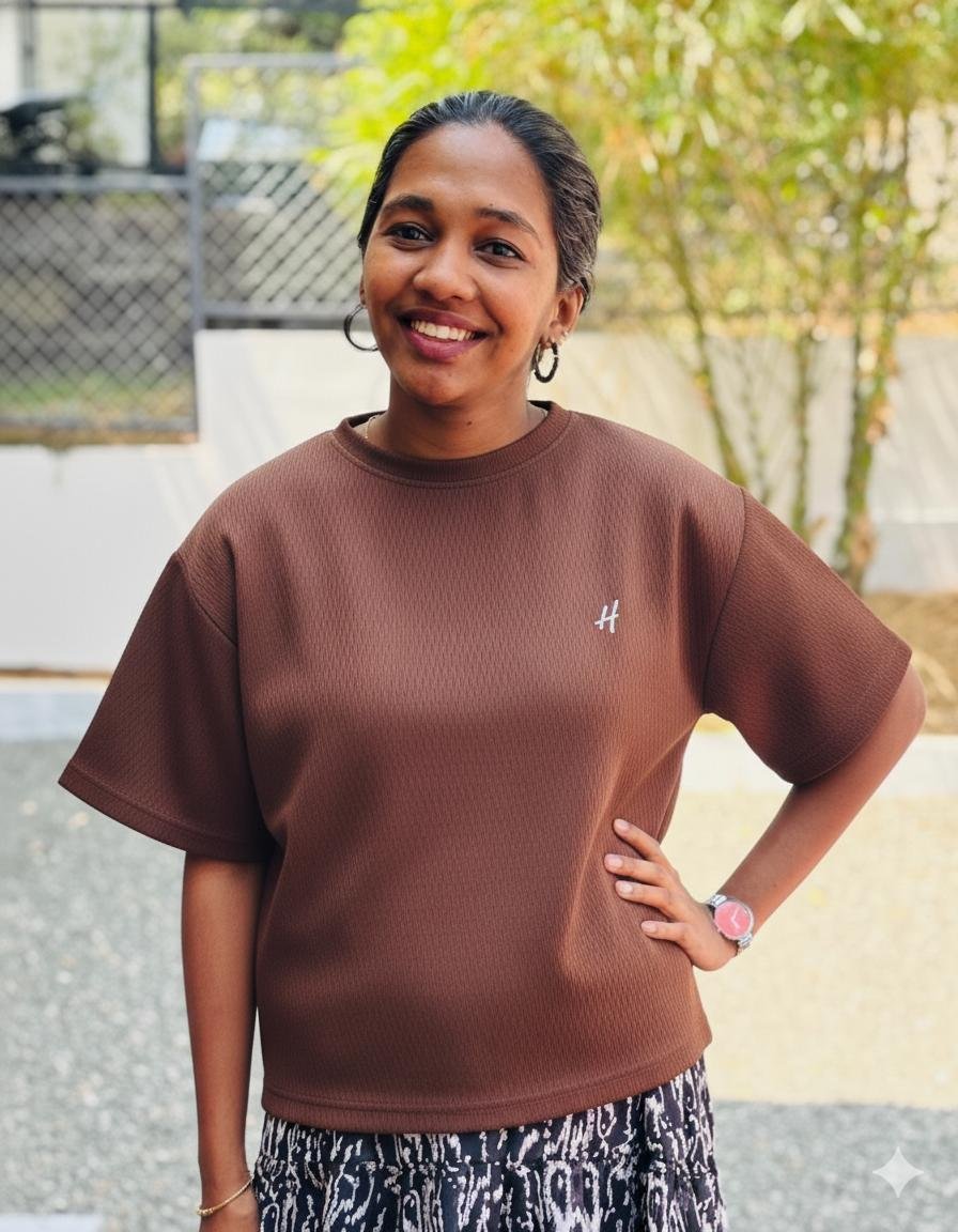 WhatsApp Image 2026-02-13 at 1.53.58 PM Ladies Top -brown - Image 1