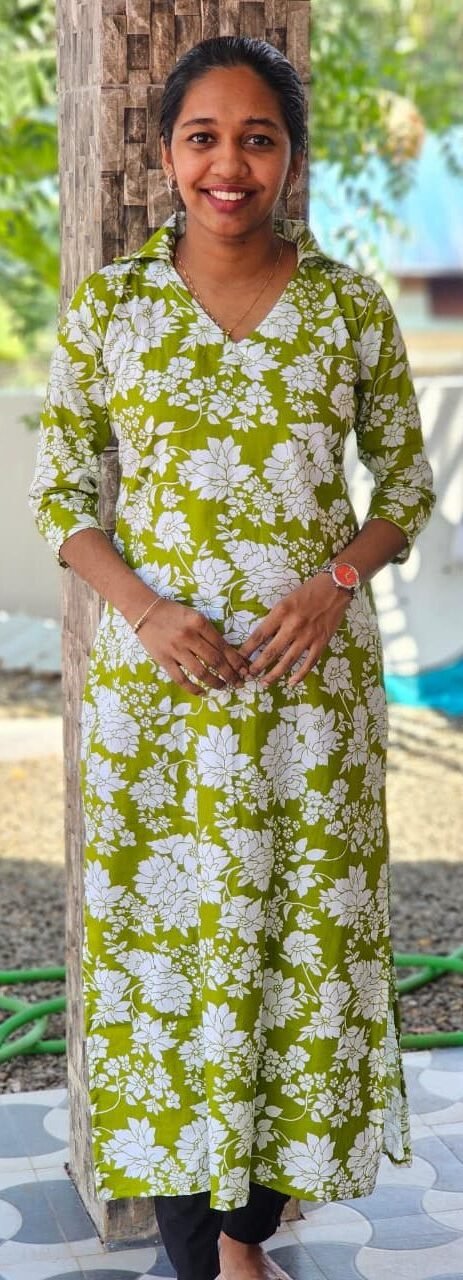 WhatsApp Image 2026-02-19 at 1.48.47 PM Slitted Top With Collar olivegreen - Image 1