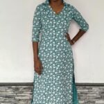 Slitted Top Plus Bottom light green