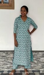 Slitted Top Plus Bottom light green