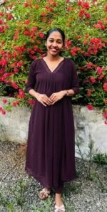 Georgette Kurthi With Duppatta Vine - Image 2