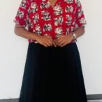 Georgette Skirt-Black(Free Size)