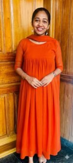 Georgette Kurthi With Duppatta o