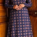 Full Sleeve Feeding Top with two side zip -Blue