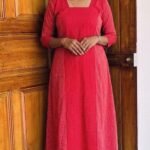 Princess Cut Kurthi red...