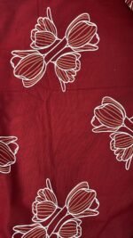 Feeding Top with two side zip -Maroon - Image 2