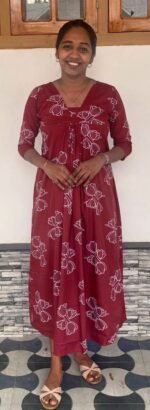 Feeding Top with two side zip -Maroon