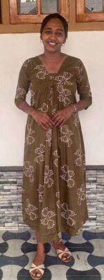 Feeding Top with two side zip -Olive Green