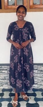 Feeding Top with two side zip -Blue