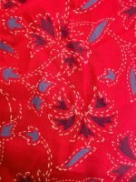 6 piece panel Cotton Palazzo -Red - Image 2