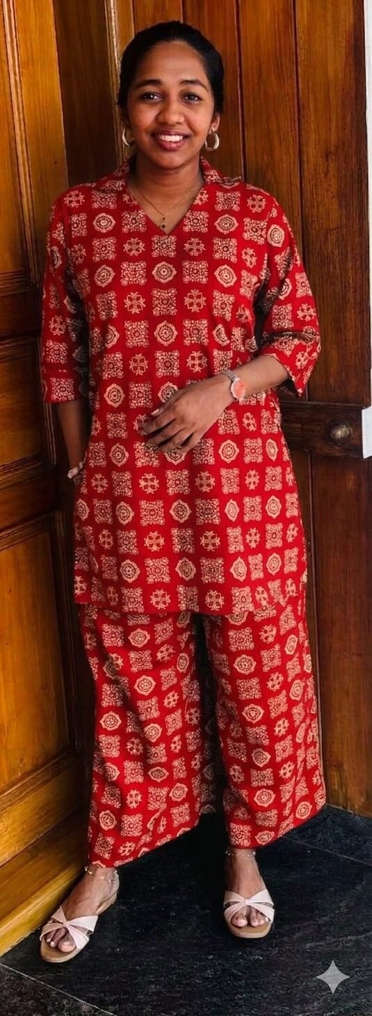 WhatsApp Image 2026-04-13 at 12.42.45 PM Cordset Red - Image 1