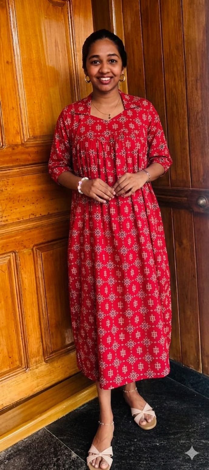 WhatsApp Image 2026-04-13 at 6.32.50 PM Kurthi-Red - Image 1