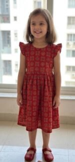 Kids Frock red-S