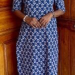 Slitted Top Plus Bottom-Blue