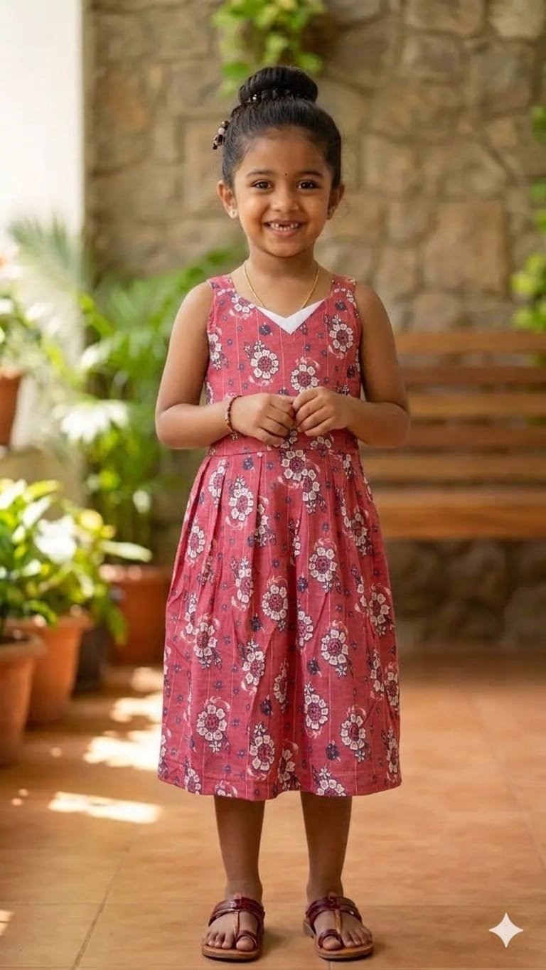 WhatsApp Image 2026-04-23 at 1.21.44 PM Kids Frock - Image 1