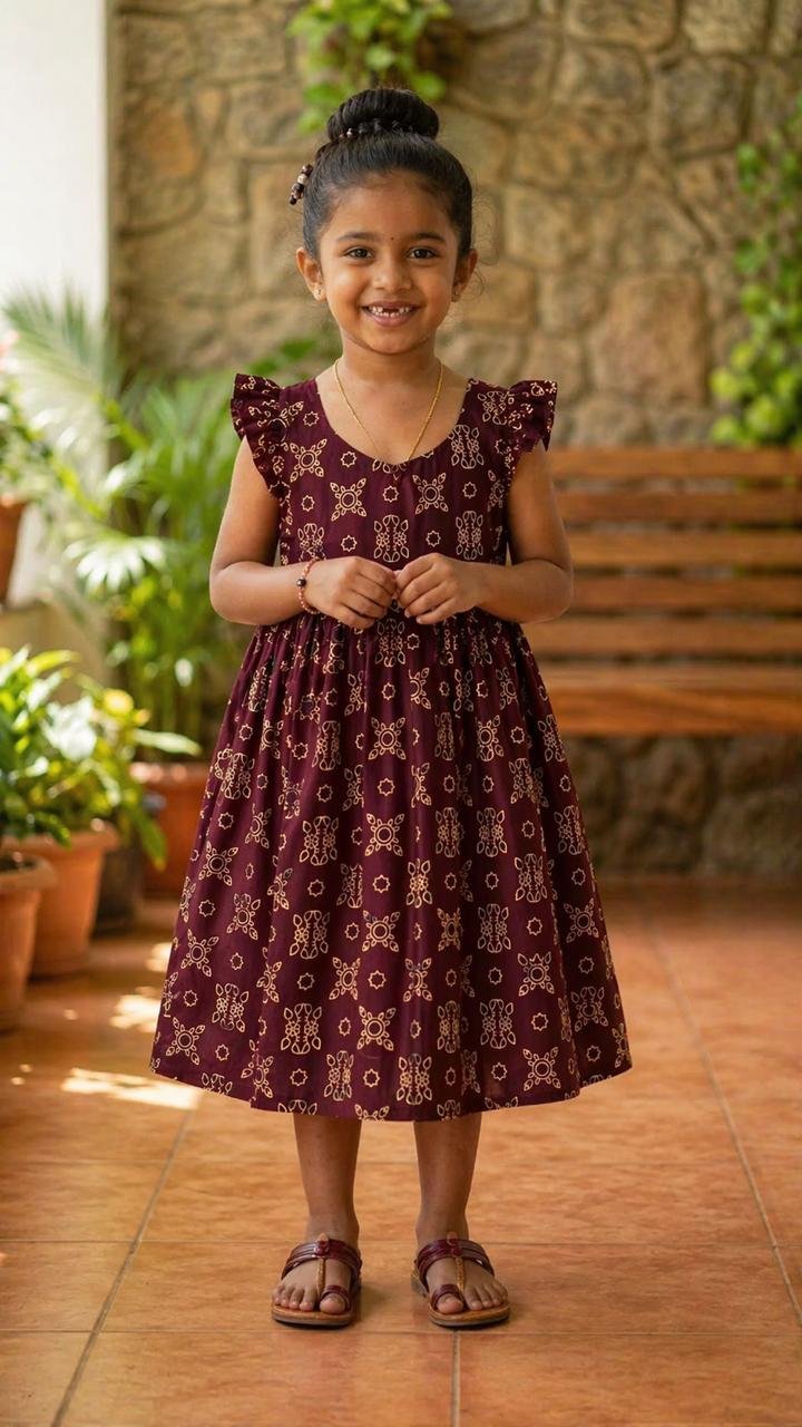 WhatsApp Image 2026-04-23 at 4.37.20 PM Kids Frock - Image 1