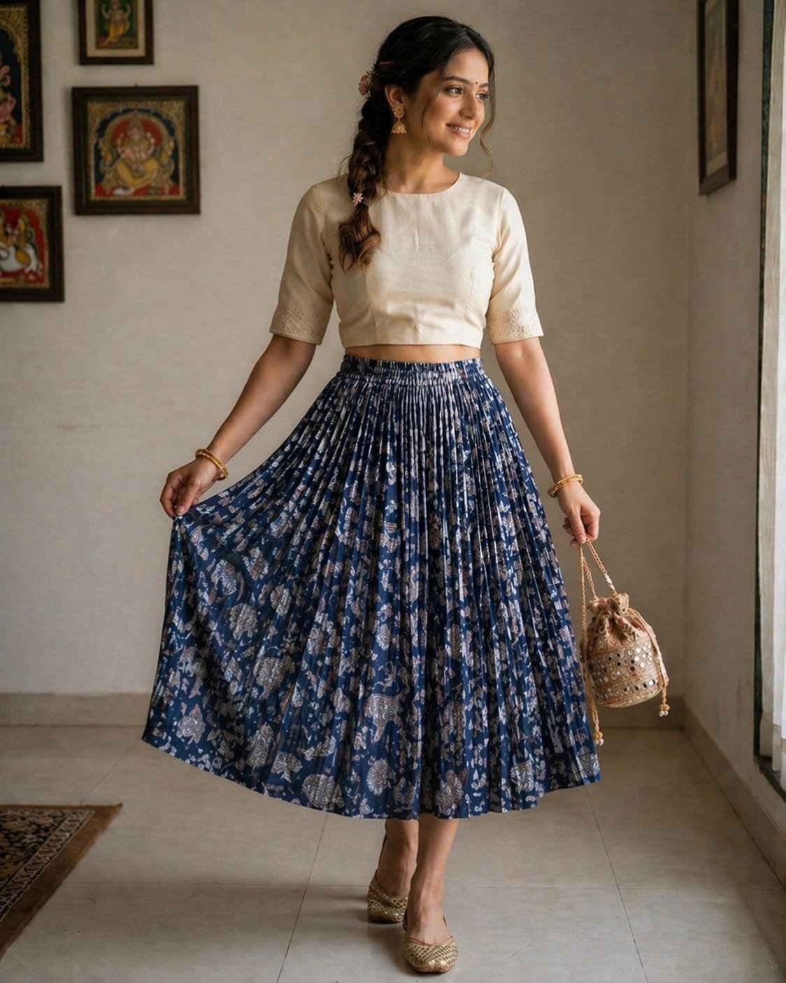 WhatsApp Image 2026-04-24 at 2.36.25 PM Skirt -S - Image 1