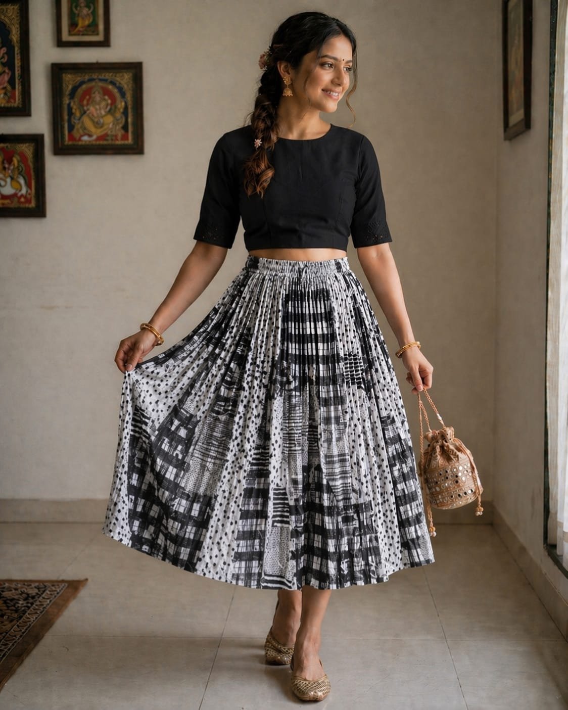 WhatsApp Image 2026-04-24 at 2.46.40 PM Skirt -S - Image 1