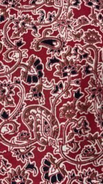 6 piece panel Cotton Palazzo -Maroon - Image 2