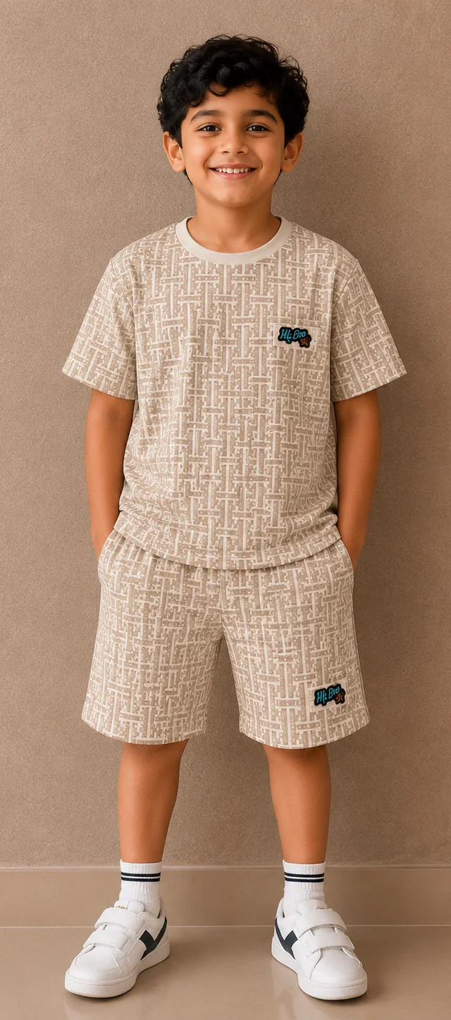 Baniyan Set-Brown - Image 1
