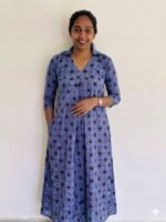 A Line Kurthi light blue-OO