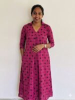 A Line Kurthi magenta-OO