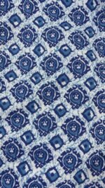 6 piece panel Cotton Palazzo -Blue-O - Image 2