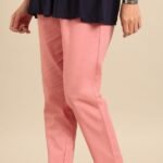 Twin Birds Cotton Pant-Rose Dust