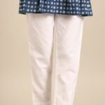 Twin Birds Cotton Pant-White