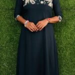 A Line Kurthi-Green