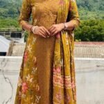 A Line Top Plus Bottom With Duppatta-Y