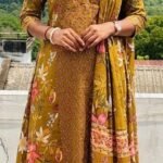 A Line Top Plus Bottom With Duppatta-Y