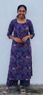 Slitted Top Plus Bottom-Violet