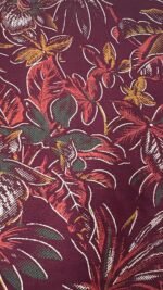 Slitted Top Plus Bottom-Maroon - Image 2