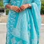 Slitted Top Plus Bottom With Duppatta