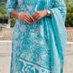 Slitted Top Plus Bottom With Duppatta