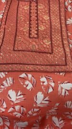 Slitted Top Plus Bottom With Duppatta peach - Image 2