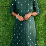 Slitted Top Plus Bottom-Green